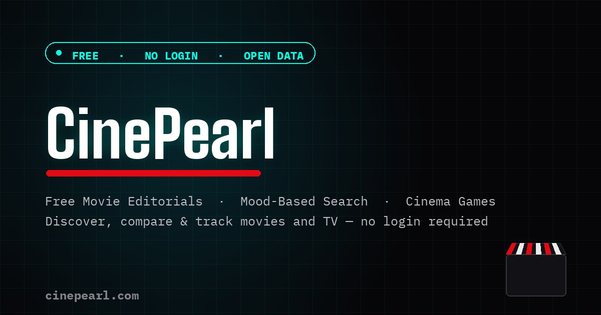 CinePearl — Free Movie Editorials, Mood Search & Games